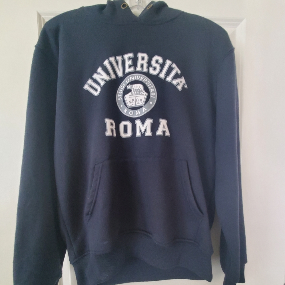 Blue Italian Hoodie Man Italian Size L Used Normal Wear Combine items to save